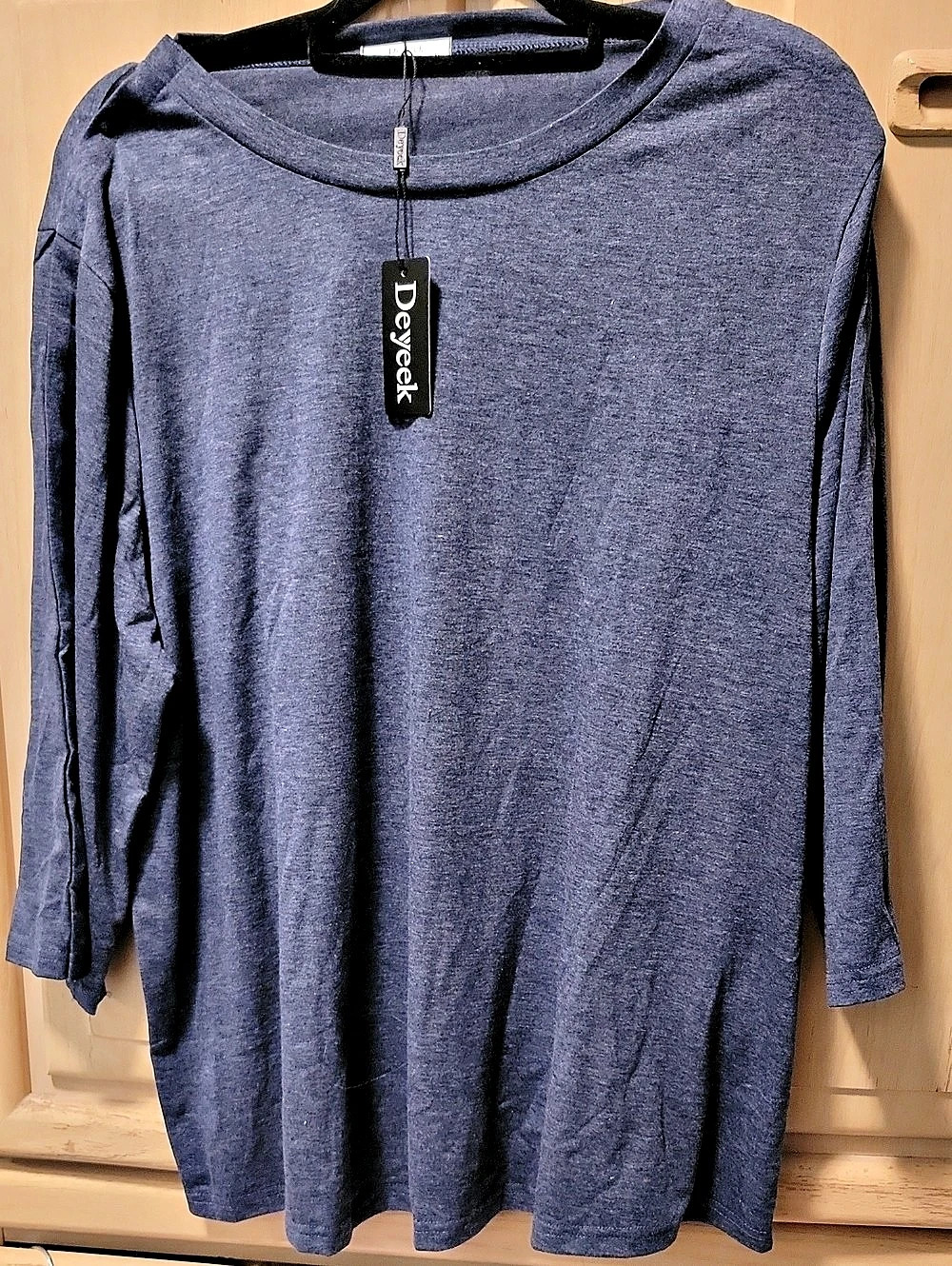 Deyeek 3/4 Sleeve Tunic For Shoulder Surgery in Blue Size XL. NWT
